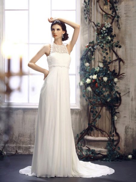 High Waist Wedding Dress