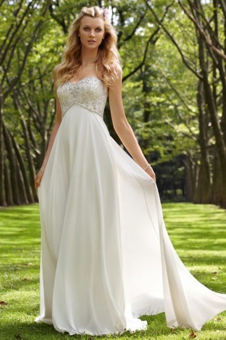 High Waist Wedding Dress