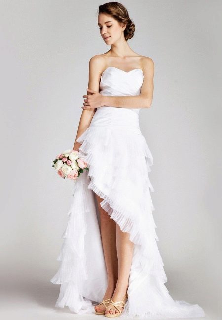 High Waist Wedding Dress Sandals