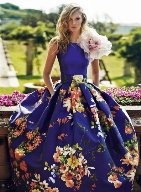 Evening magnificent dress spring