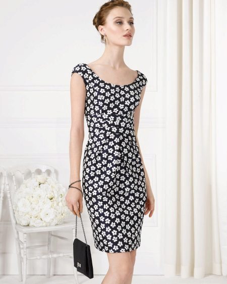 Chanel summer dress black and white