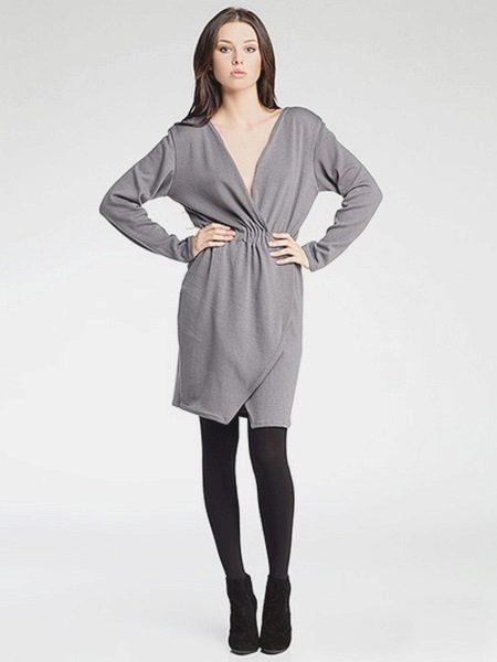 Pletené zábal šaty