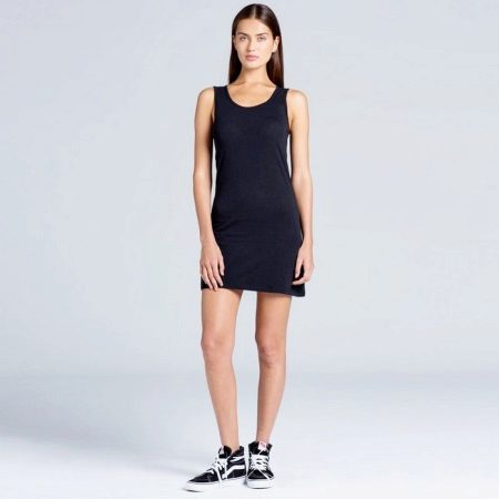 Short black dress-shirt with a simple cut