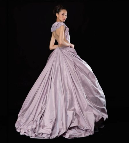 A-Line Open Back Dress