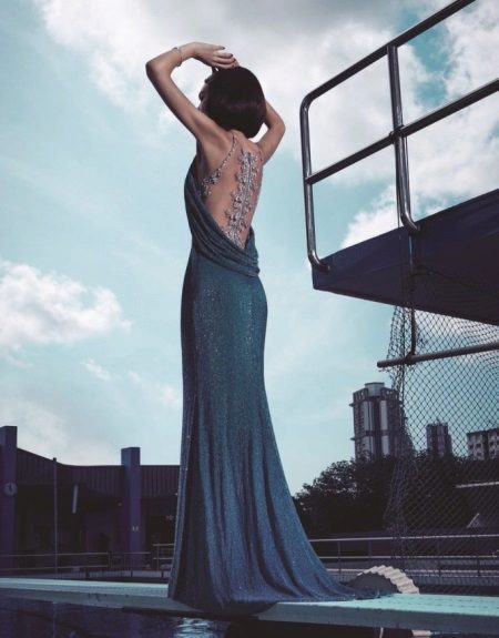 Open Back Knit Dress