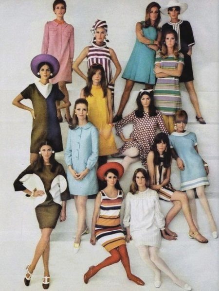 Short dresses of the 60s