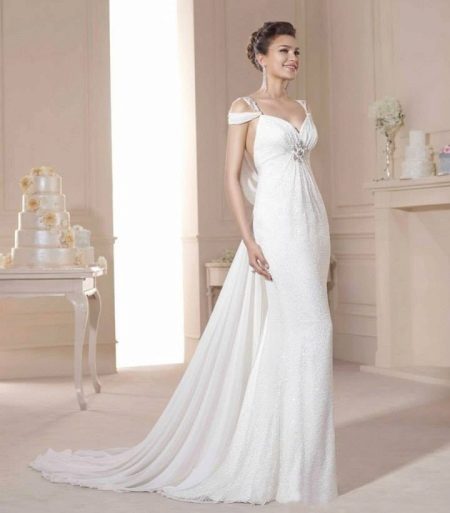 Empire style wedding dress