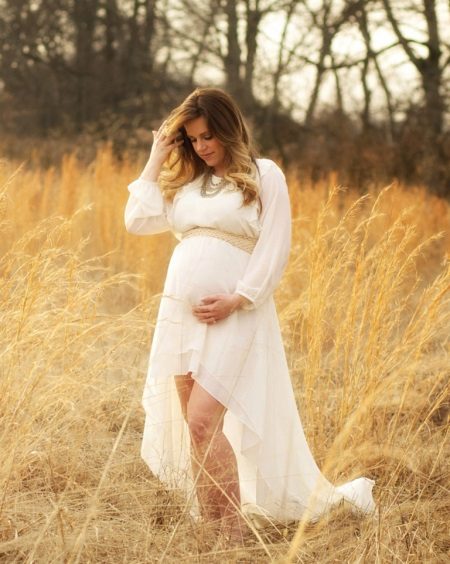Maternity Boho High Waist Dress