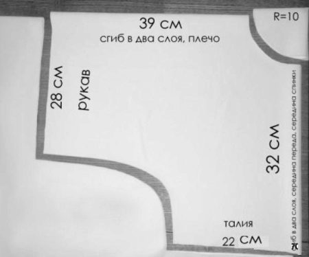 One-piece dress top pattern