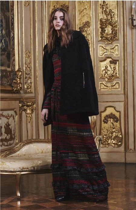 Knitted winter dress