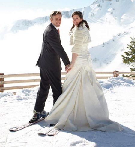 Winter wedding dress