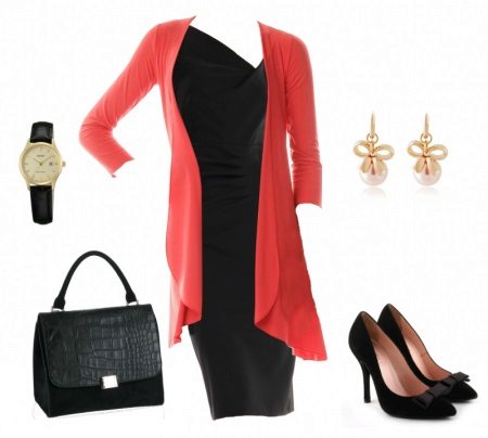 Cardigan per un vestit negre