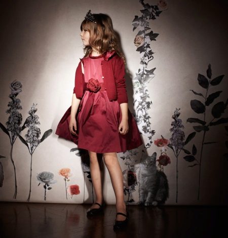 Elegant dress for girls 4-5 years old with bolero