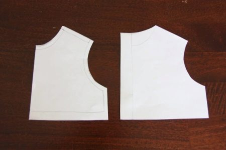Bodice of a baptismal dress