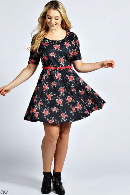 Dress for a full teenager