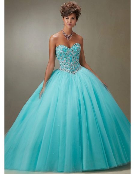 classic organza evening dress