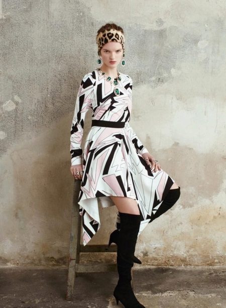 Botes per un vestit blanc i negre