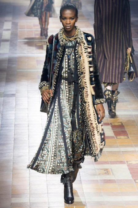 Jacket and shoes for a long spring dress