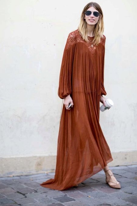 Shoes for a long dress