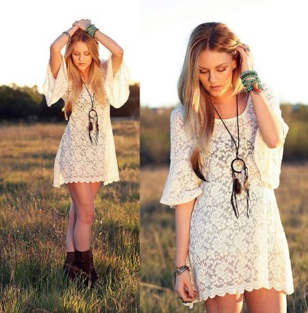 Country Style Lace Dress Decorations