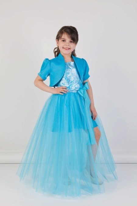 Graduation blue transforming dress in kindergarten