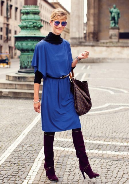 DIY Bat Sleeve Straight Dress