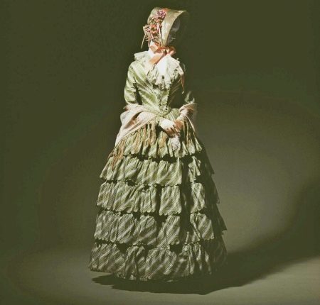 Layered skirts of past centuries