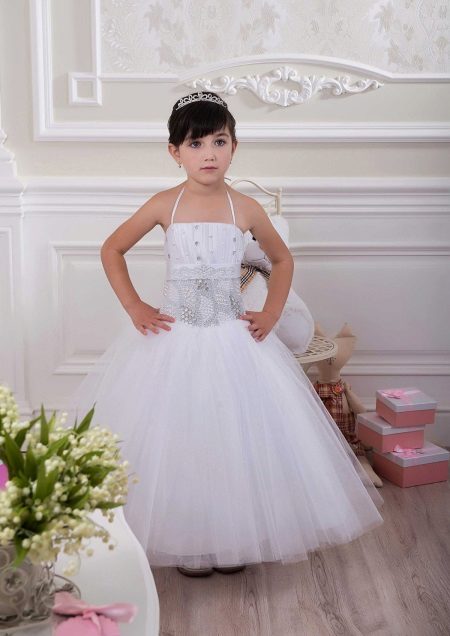 Tulle floor tutu dress for girls