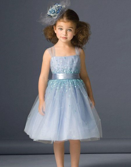 Bezel for a chic fluffy dress for a girl