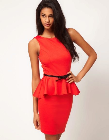 DIY peplum sheath dress