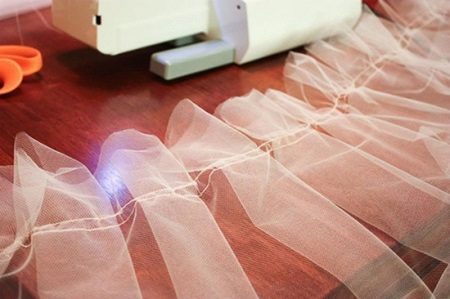 DIY organza skirt