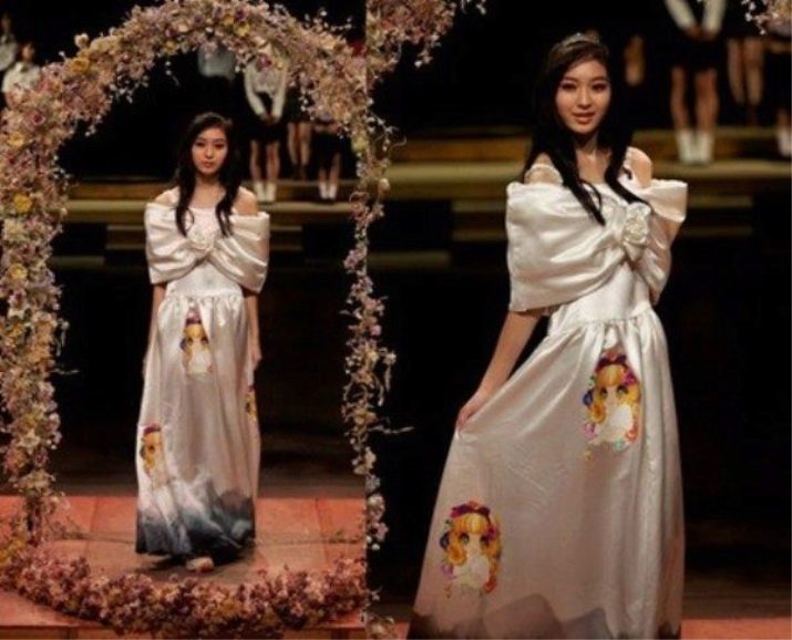 Scary anime wedding dress